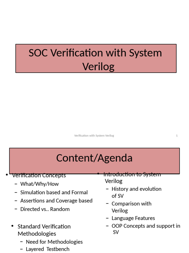 System Verilog Verification Techniques | PDF | Class (Computer ...