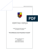 Kertas Kerja Program Maulidur Rasul 2011