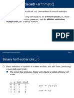 Combinatorial Circuits (Arithmetic) : Multiplication, Etc. of Binary Numbers