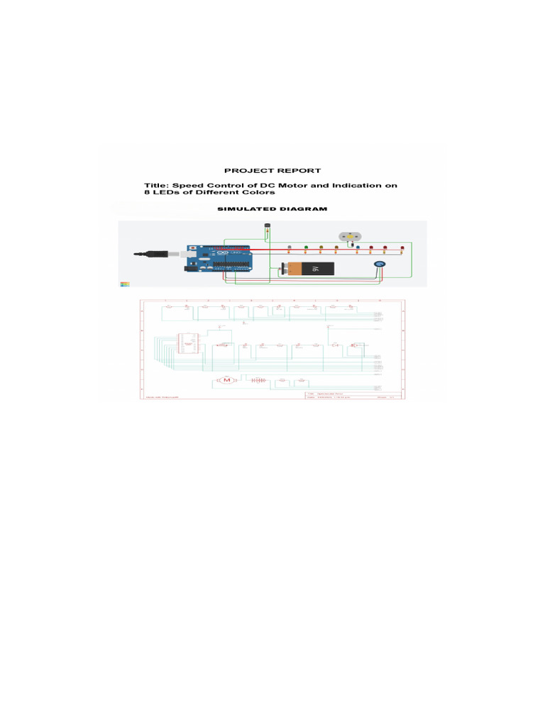 DC Motor Speed Control Full Report | PDF | Analog To Digital Converter ...