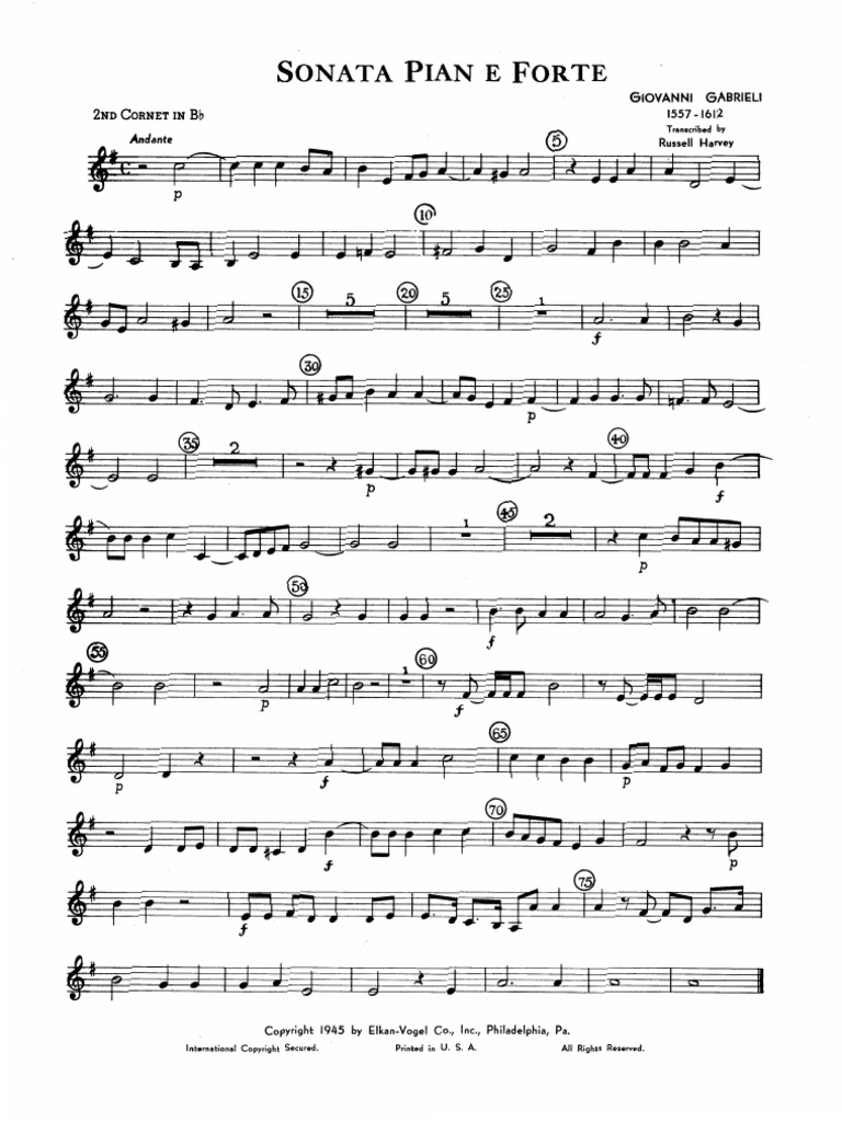 Cornet 2 | PDF