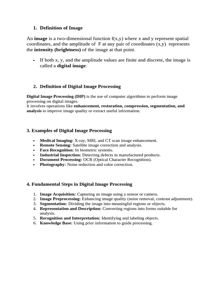 Digital Image Processing Techniques | PDF | Data Compression | Color