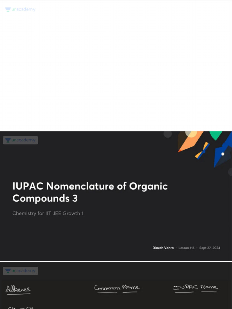 IUPAC Nomenclature of Organic Compounds 3 With Anno | PDF