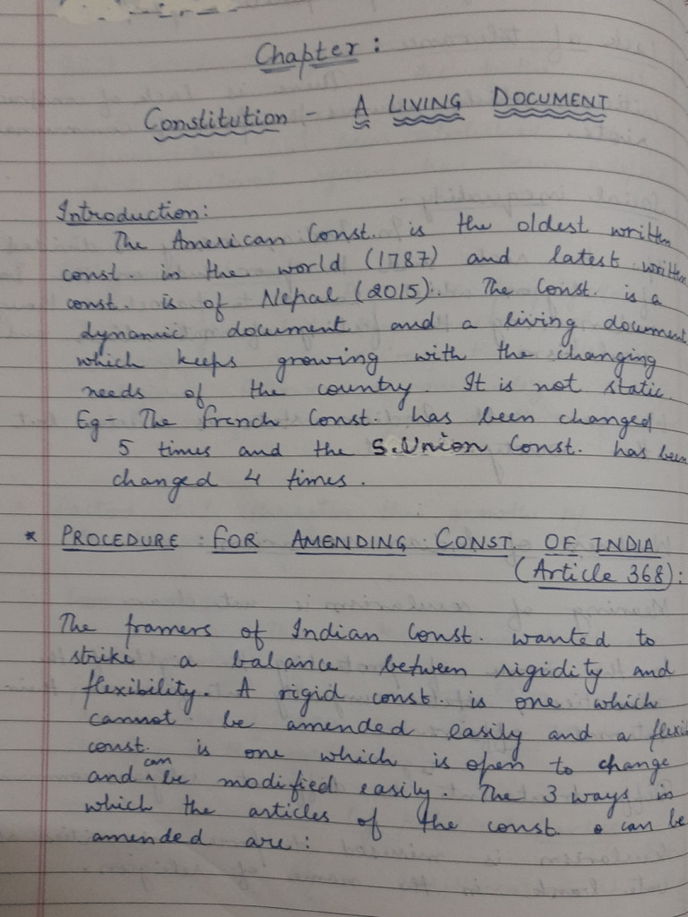 Notes of 9th Chapter | PDF