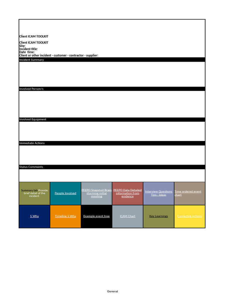 Incident Analysis and ICAM Toolkit Guide | PDF | Radiation | Risk