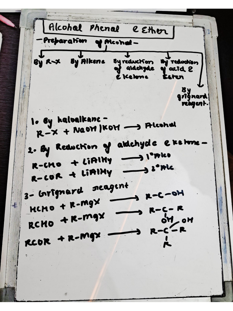 Alcohol Phenol and Ether | PDF