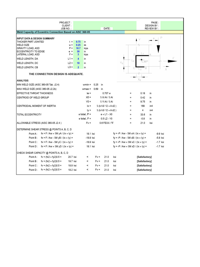 Weld Connection | PDF