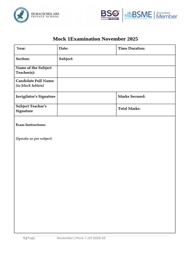 Year 11_Mock 1 - Copy 2 | PDF | Pressure | Electric Generator