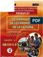 Pronafcap 2009 Terminacion e Los Propositos de Lectura II