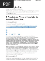 Revolucao.etc.Br Archives o Principio de Pareto e a Equacao Do Sucesso de Um Blog