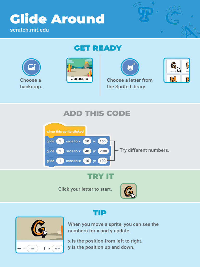 Scratch Coding Activities for Kids | PDF | Scratch (Programming Language)