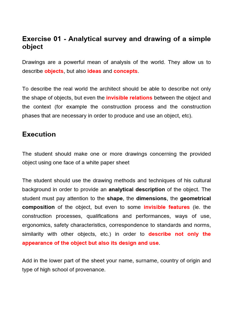 Exercise 1 | PDF