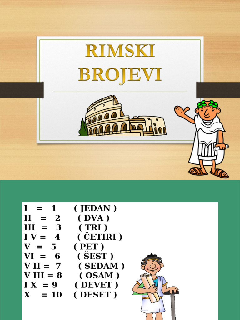 Rimski Brojevi | PDF
