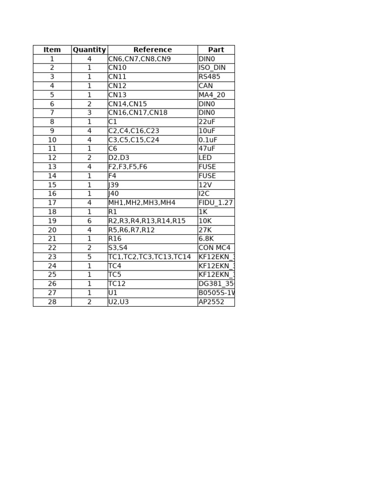 Electronic Component Inventory List | PDF