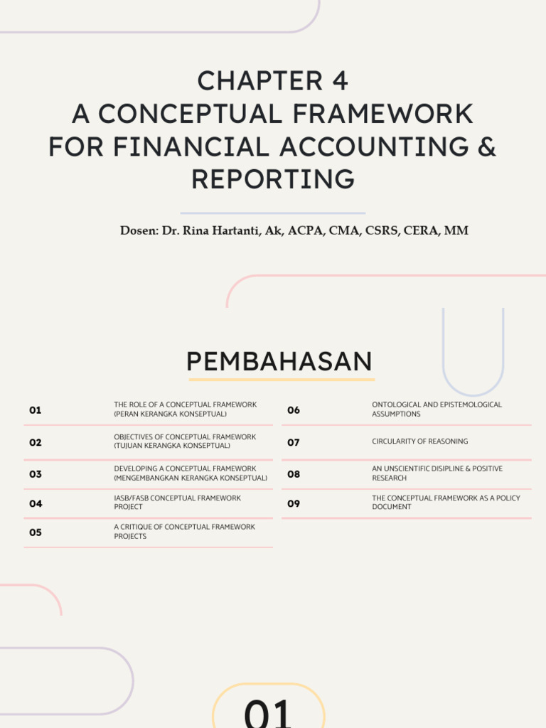 BAB 4 A Conceptual Framework For Financial Accounting & Reporting | PDF