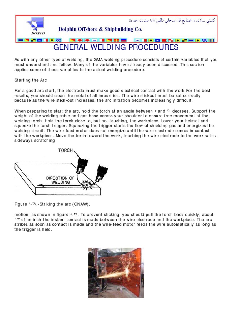 General GMA Welding Procedures Guide | PDF | Welding | Construction