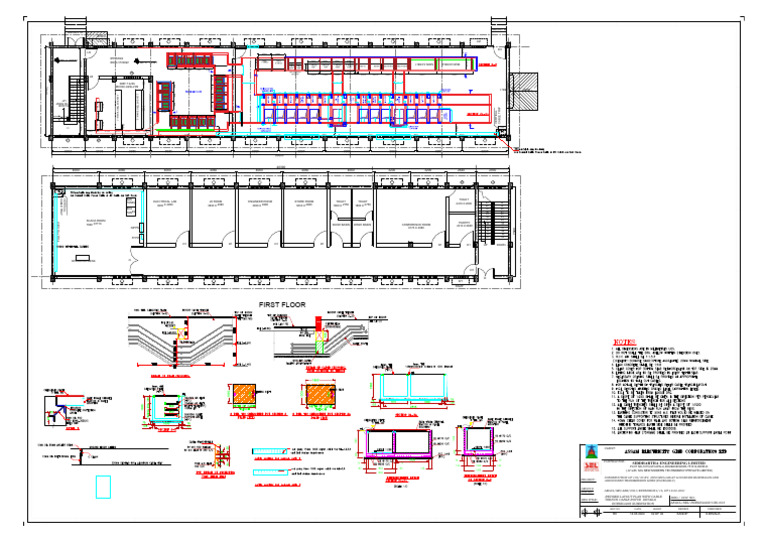 Revised Layout Plan for Burhigaon Substation | PDF