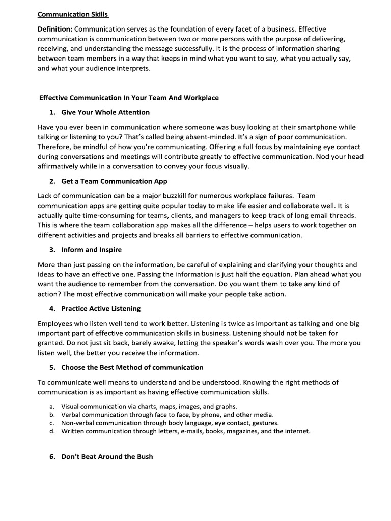 Communication With in Teams | PDF