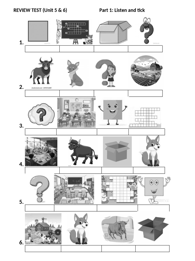 Unit 5 & 6 Review Test Activities | PDF