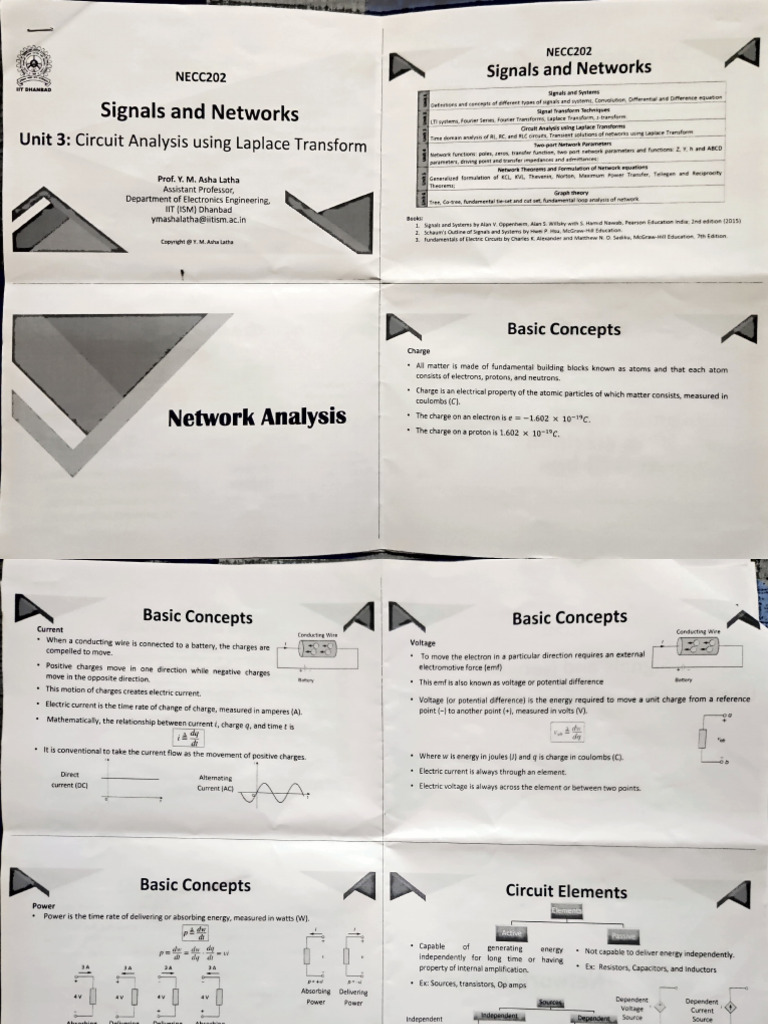 Network Analysis | PDF | Electric Current | Voltage