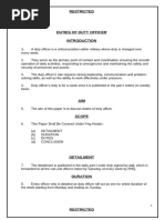 Duty Detail Order Template | PDF