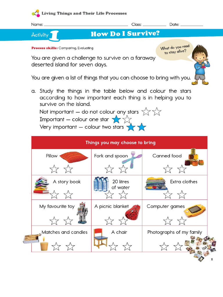 TOP - Science - Living Things and Their Life Process WB | PDF