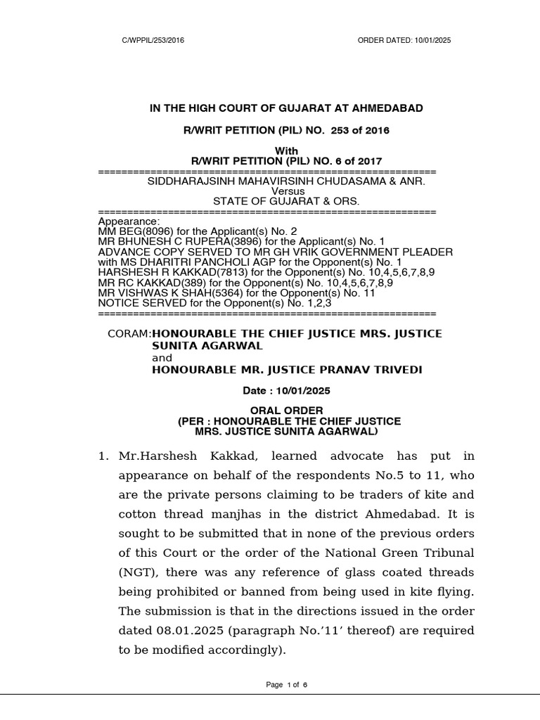 10WPPIL253OF2016DTD10012025 | PDF | Justice | Crime & Violence