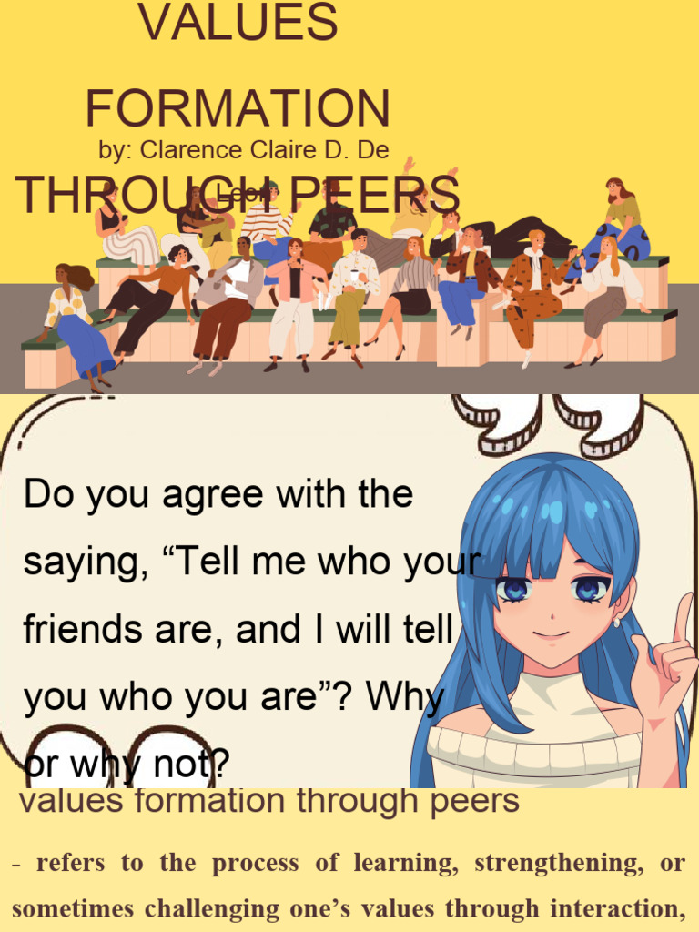 Peer Influence on Values Formation | PDF | Bullying | Value (Ethics)