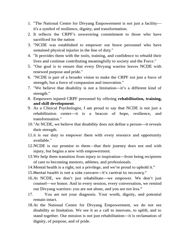 Ncde Speech Media | PDF