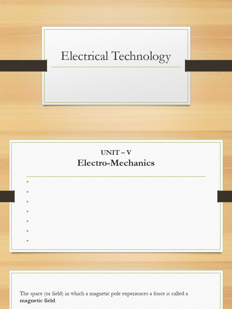 Unit-5 ET | PDF | Transformer | Inductance