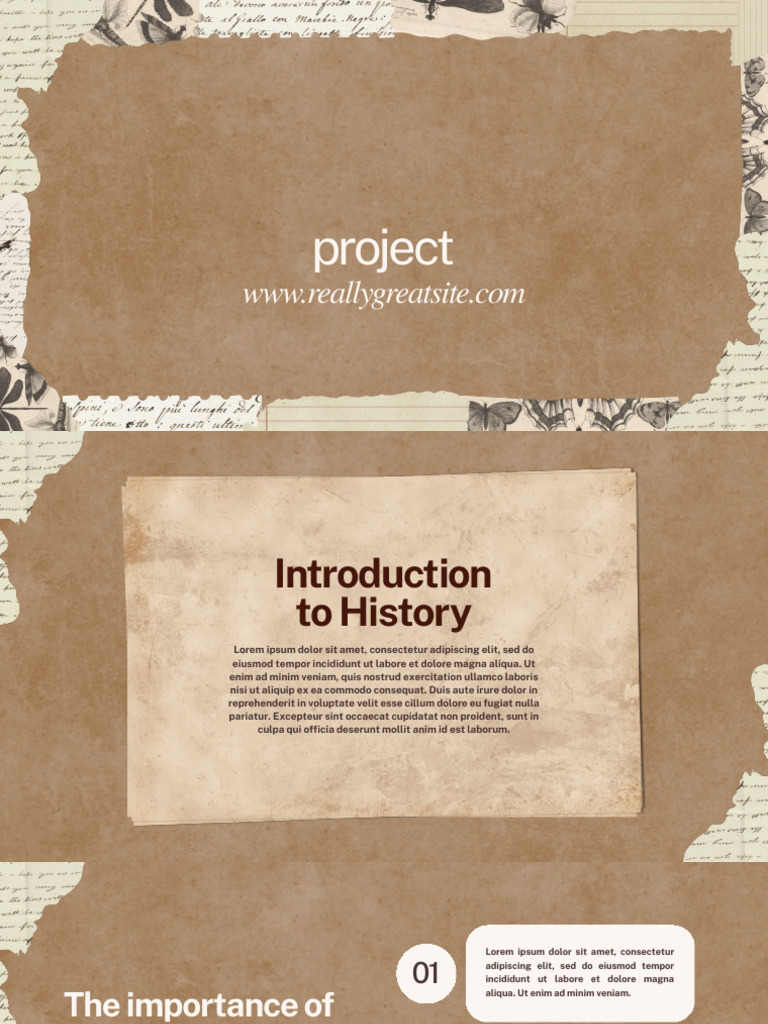 Beige Vintage History Project Presentation - 20251113 - 113820 - 0000 | PDF
