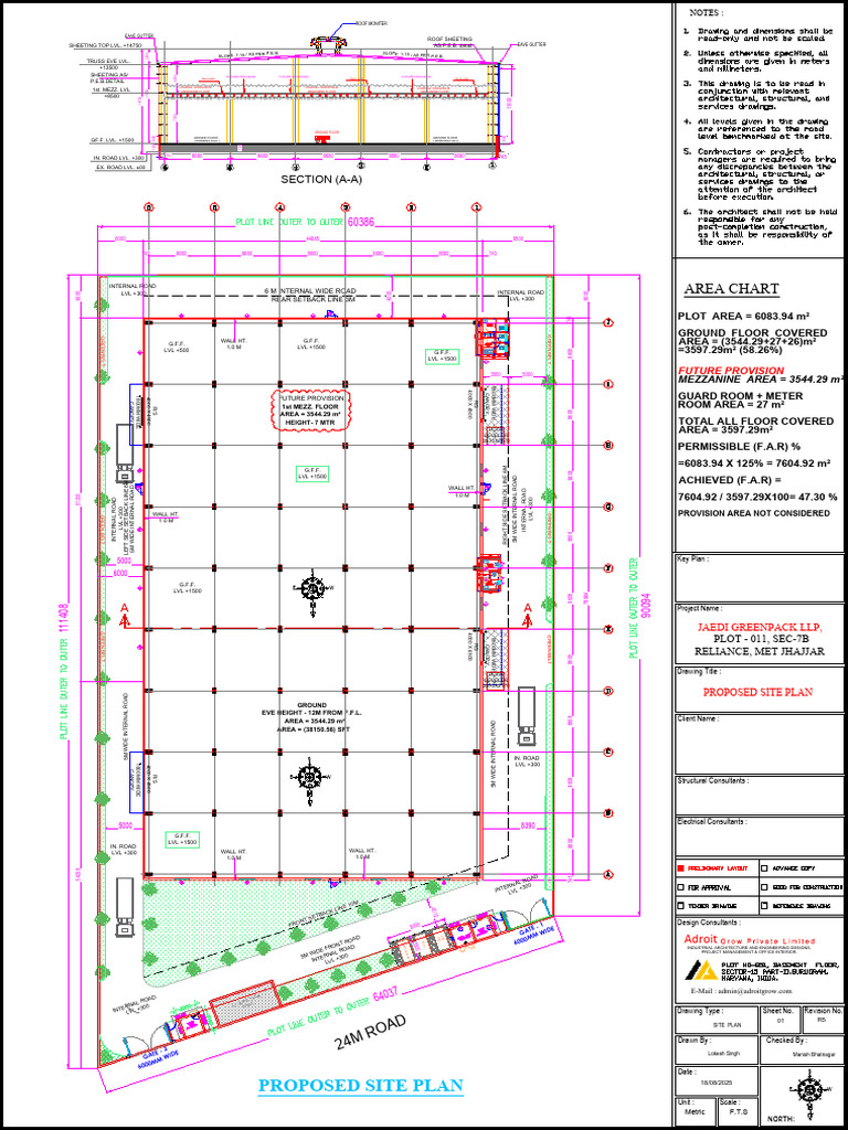 (r5) Plot No-11 Site Plan (06!10!25) - Site Plan | PDF