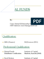 Mutual Funds: Uzair Ahmad (Relationship Manager) NBP Fullerton Asset Management LTD