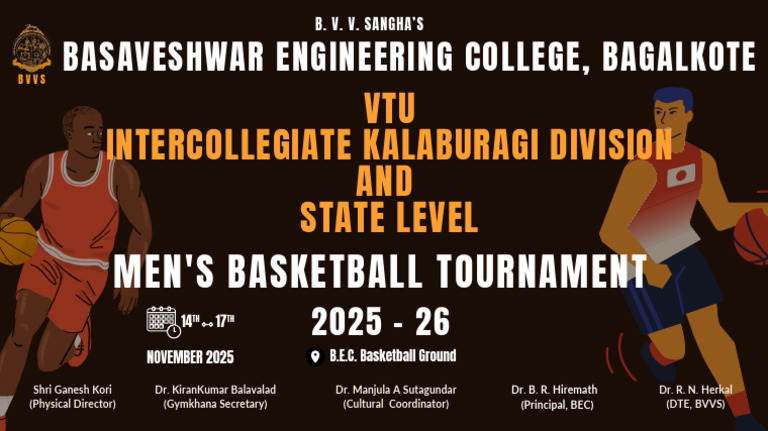 VTU Men's Basketball Tournament 2025 | PDF