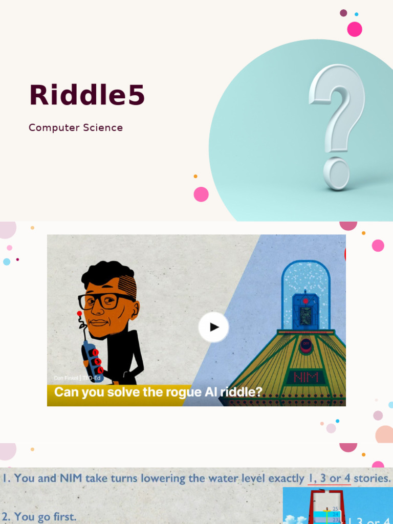 Riddle 5 | PDF