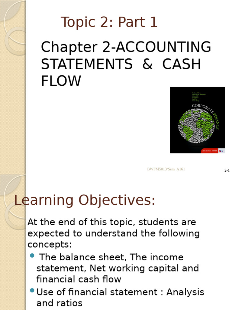 Accounting Statements and Cash Flow Analysis | PDF | Equity (Finance ...