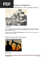 The 10 Greatest Inventors in the Modern Era