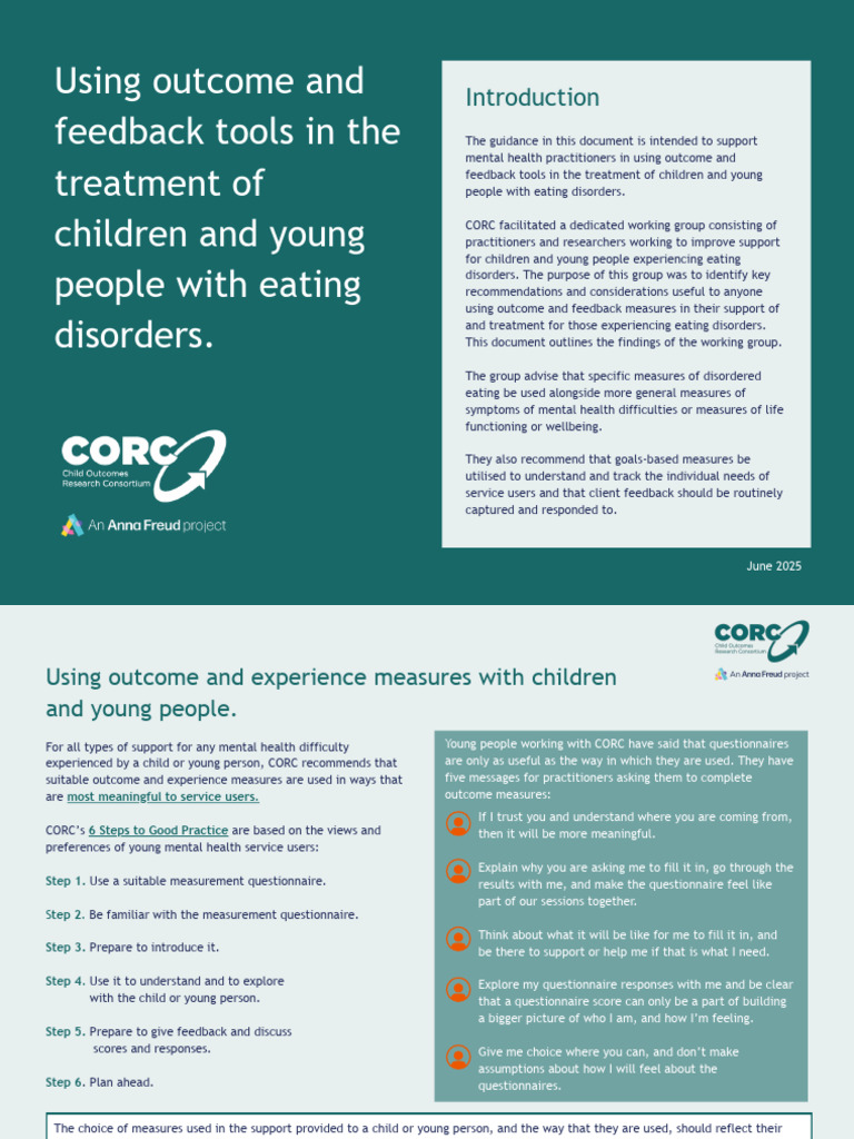 Outcome Tools for Youth Eating Disorders | PDF | Mental Disorder ...