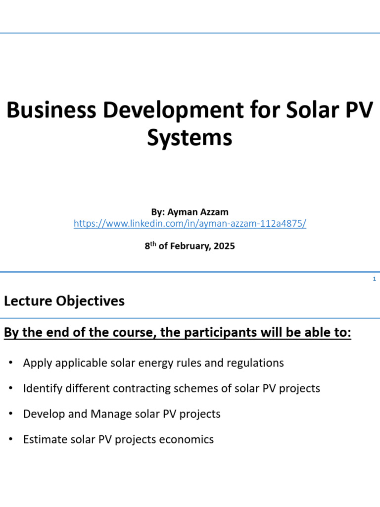 Solar PV Project Development Guide | PDF | Photovoltaics | Solar Power