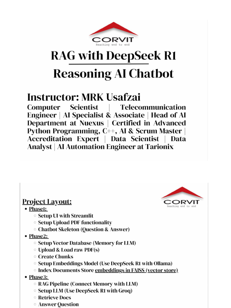 RAG With DeepSeek R1 | PDF
