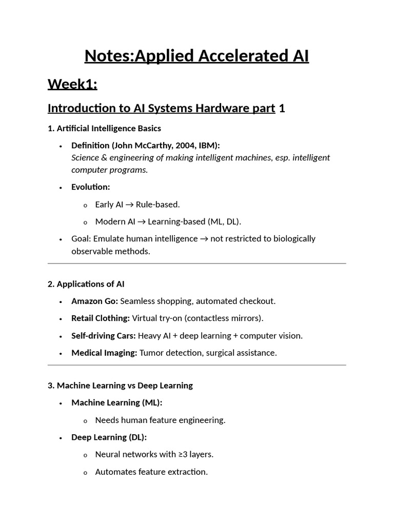 Notes on Applied Accelerated AI | PDF | Virtual Machine | Virtualization