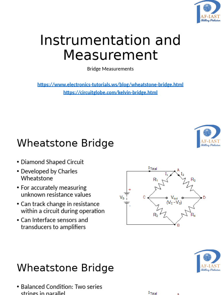 09 Bridge Measurements | PDF