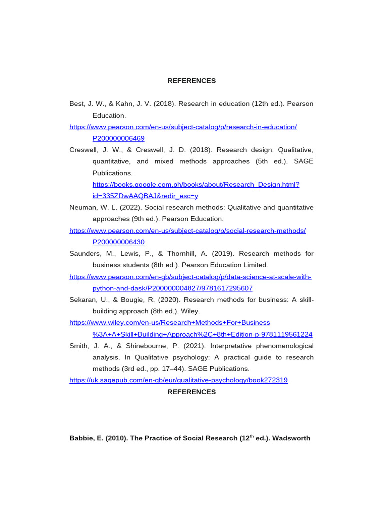 Essential Research Methodology References | PDF | Qualitative Research ...