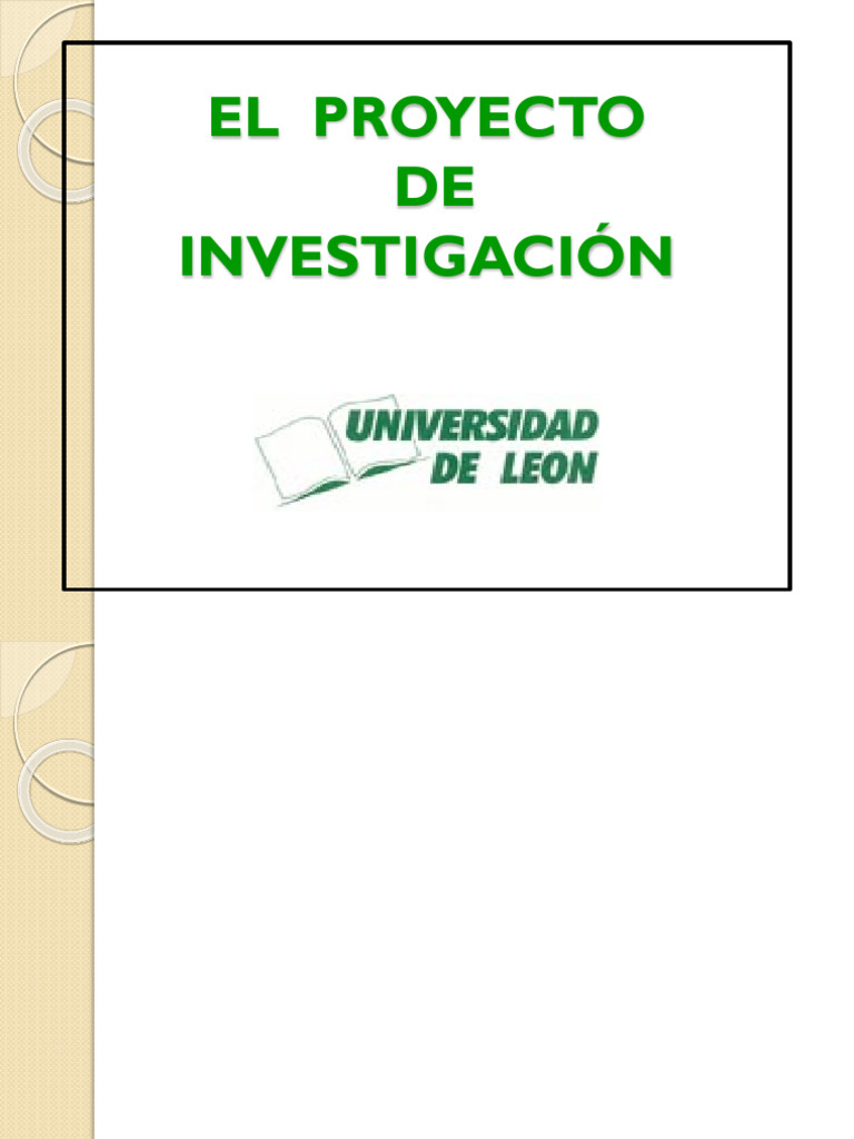 Elementos Clave para un Proyecto de Investigación | PDF | Hipótesis ...