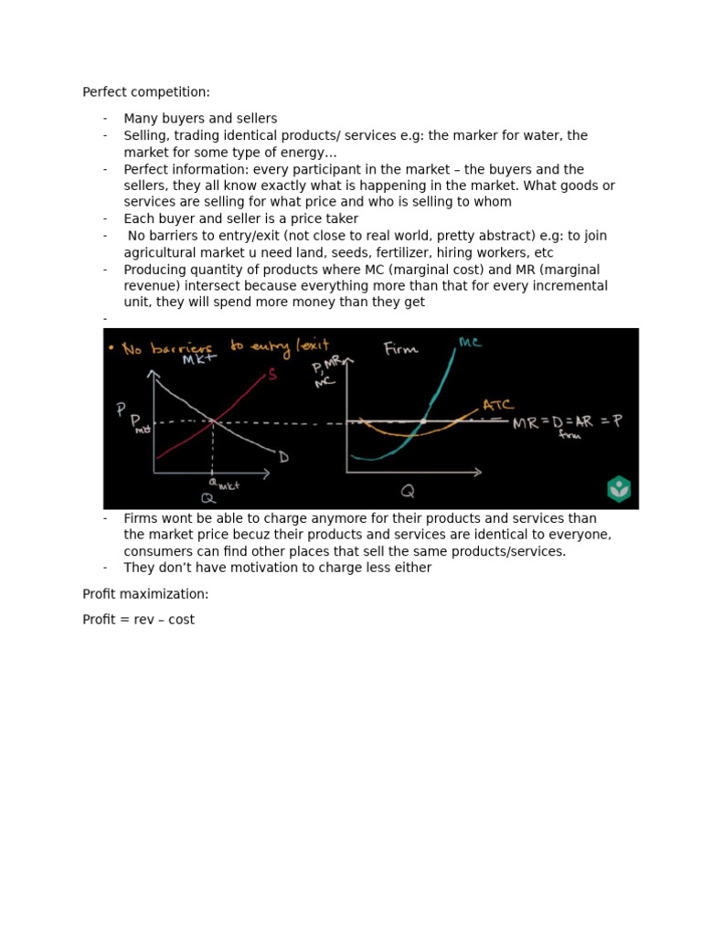 Perfect Competition | PDF