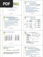 Multiple Attribute Decision Making