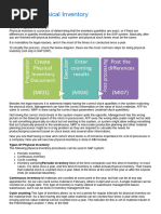 Physical Stock Verification Process | PDF | Scrap | Inventory