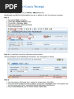 MB1B Transaction Guide for SAP MM | PDF