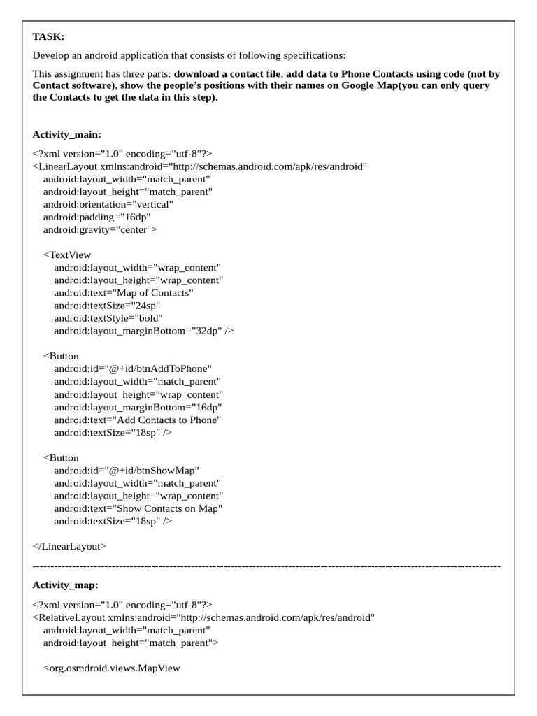 Mobile Assign2 | PDF | Android (Operating System) | Software Development