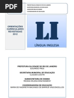 Orientações curriculares LínguaInglesa